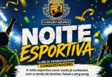 Clubes de Desbravadores promovem Noite Esportiva com telão para jogo da Copa